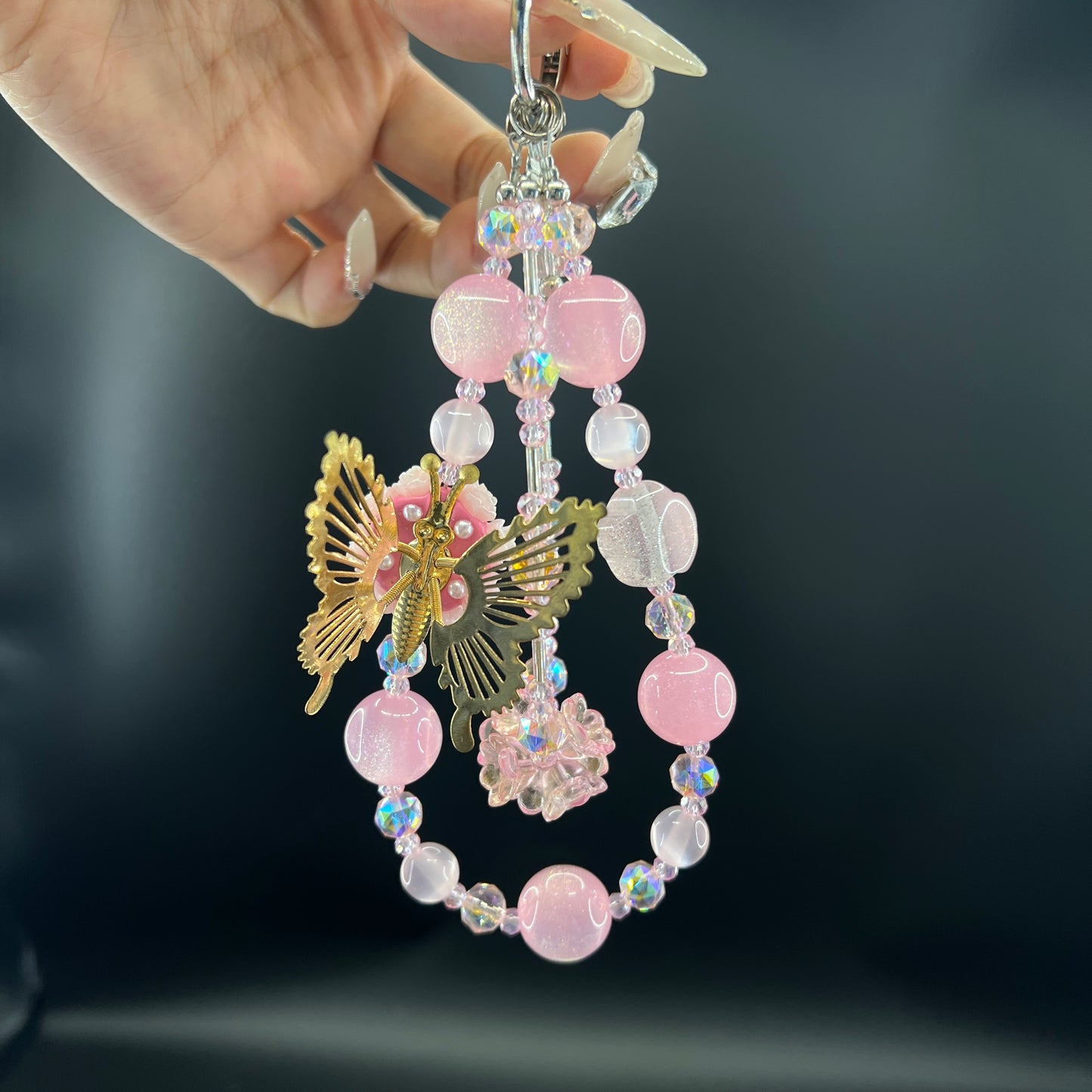 Butterfly phone and keychain