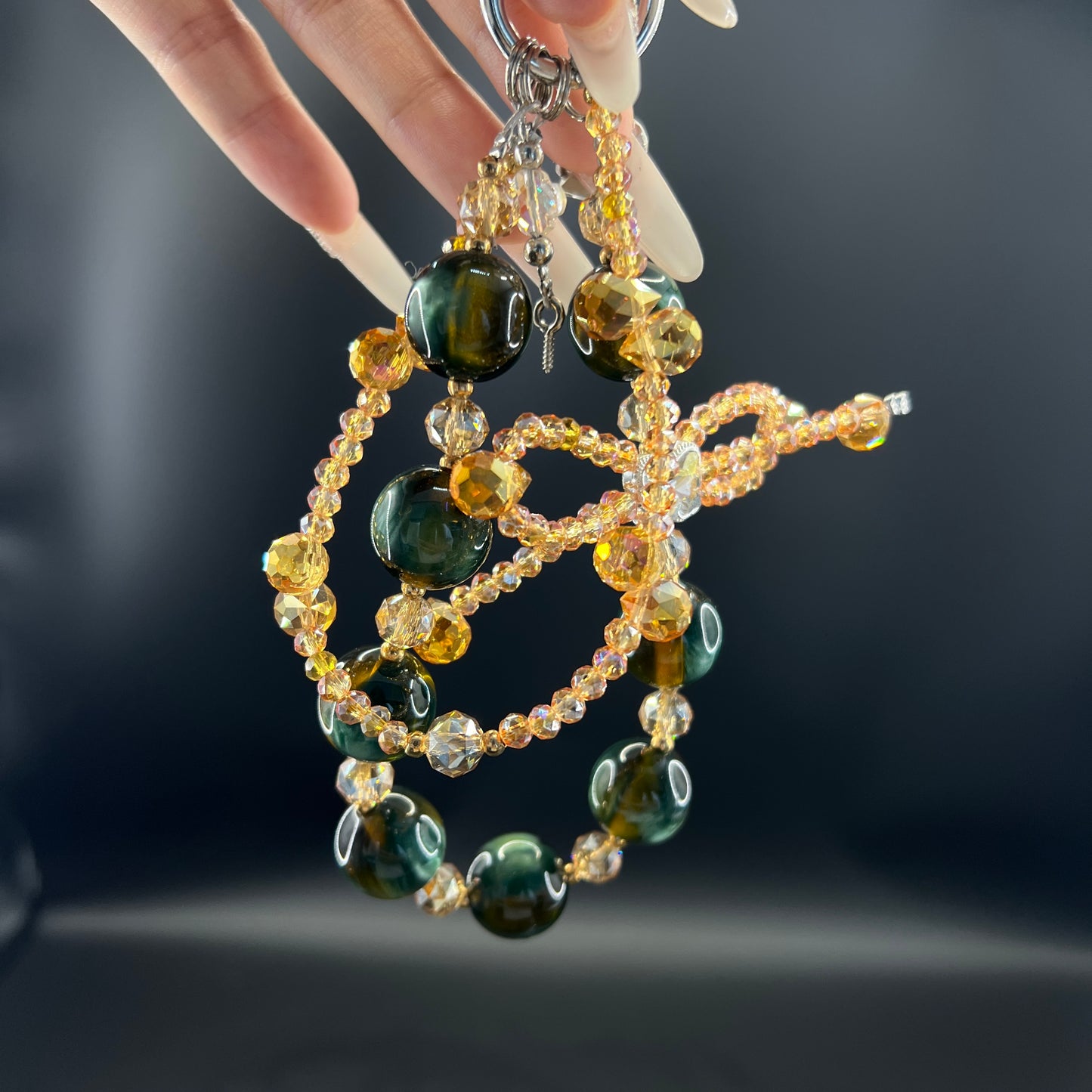 Gilded Whisper phone keychain