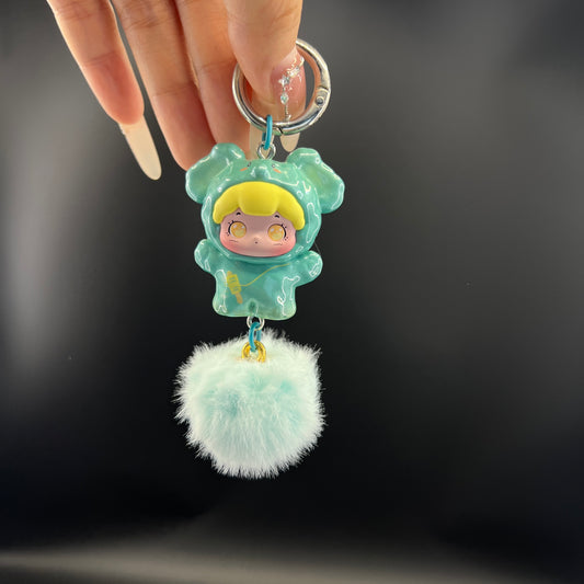 Cartoon Doll Phone Keychain