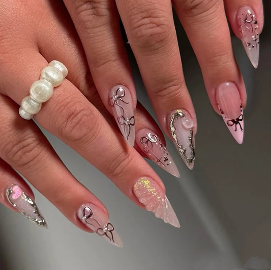 Handmade protective press-on nails