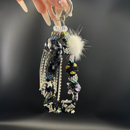 Dark Queen mobile phone chain and keychain
