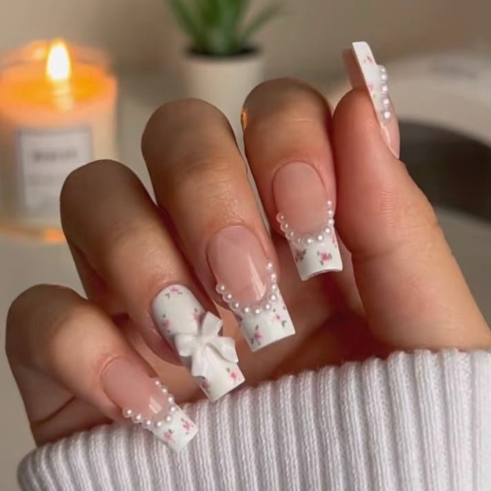 Handmade protective press-on nails